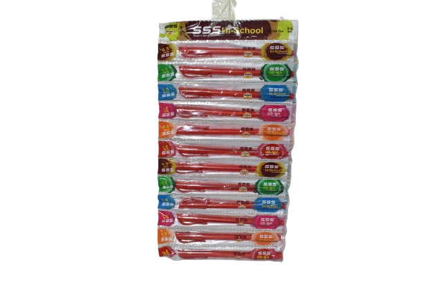 SSS Hi School Oil Gel Pen[RED]