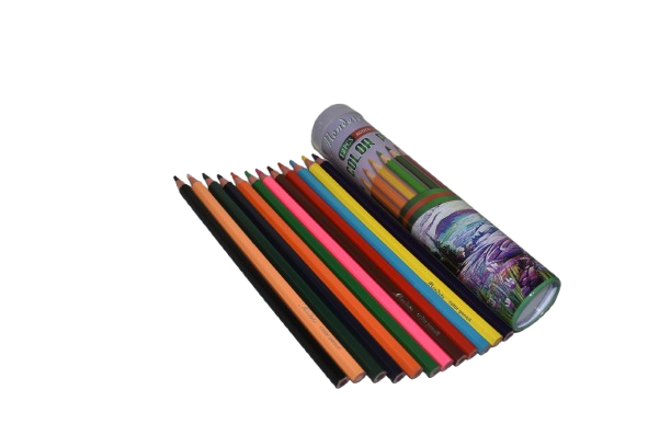 Mondete 12 Color Roundtin Pencil