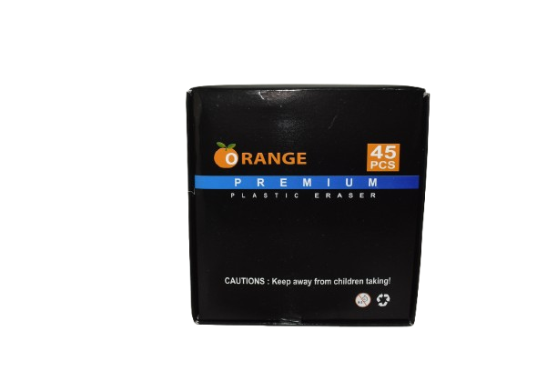 Orange Premium Eraser 45 Pcs