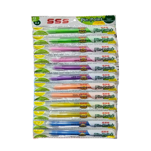 SSS Pin Point Oil Gel Pen