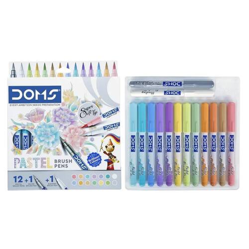 DOMS Brush Sign-pen 12 Colors