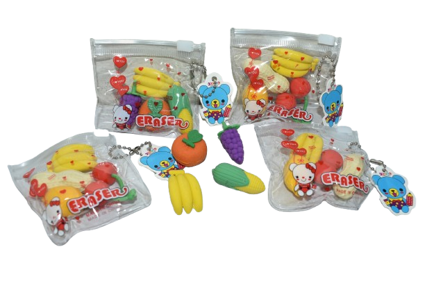 4Pcs Fall Eraser